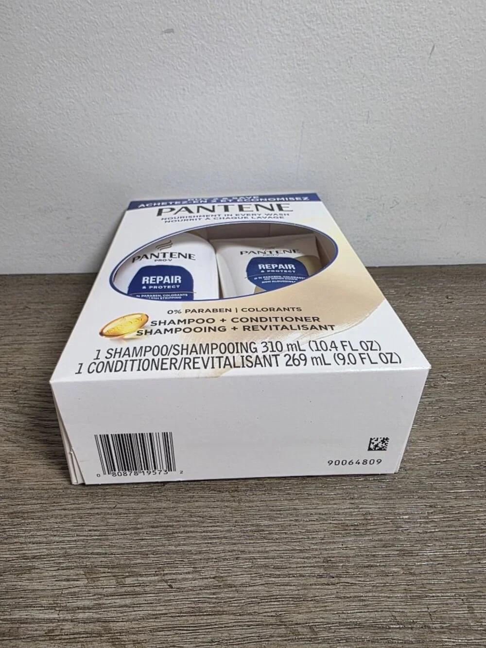 NEW IN BOX Pantene Pro-V REPAIR and PROTECT Shampoo and Conditioner (2 bottles)